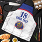 Custom Afro-Haitians Football Pride Apron Les Grenadiers Veve Vodou White Version