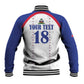 Custom Afro-Haitians Football Pride Baseball Jacket Les Grenadiers Veve Vodou White Version - African Pride