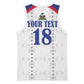 Custom Afro-Haitians Football Pride Basketball Jersey Les Grenadiers Veve Vodou White Version - African Pride