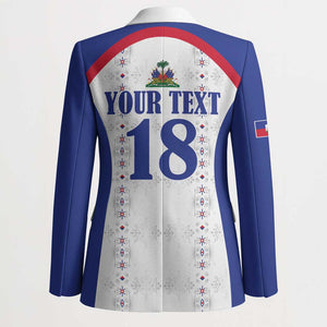 Custom Afro-Haitians Football Pride Blazer Les Grenadiers Veve Vodou White Version
