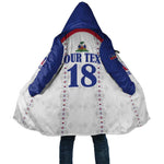 Custom Afro-Haitians Football Pride Cloak Les Grenadiers Veve Vodou White Version