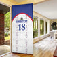 Custom Afro-Haitians Football Pride Door Cover Les Grenadiers Veve Vodou White Version