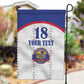Custom Afro-Haitians Football Pride Garden Flag Les Grenadiers Veve Vodou White Version - African Pride