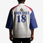 Custom Afro-Haitians Football Pride Kimono Les Grenadiers Veve Vodou White Version