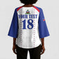 Custom Afro-Haitians Football Pride Kimono Sleeve Blouse Les Grenadiers Veve Vodou White Version