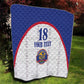 Custom Afro-Haitians Football Pride Quilt Les Grenadiers Veve Vodou White Version - African Pride