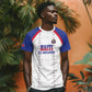 Custom Afro-Haitians Football Pride T shirt Les Grenadiers Veve Vodou White Version LT18