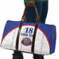 Custom Afro-Haitians Football Pride Travel Bag Les Grenadiers Veve Vodou White Version