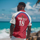 Custom Afro-Haitians Football Pride Hawaiian Shirt Les Grenadiers Veve Vodou Red Version LT18