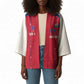 Custom Afro-Haitians Football Pride Kimono Les Grenadiers Veve Vodou Red Version