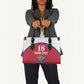 Custom Afro-Haitians Football Pride Leather Bag Les Grenadiers Veve Vodou Red Version