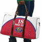 Custom Afro-Haitians Football Pride Travel Bag Les Grenadiers Veve Vodou Red Version