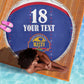 Custom Afro-Haitians Football Pride Beach Blanket Les Grenadiers Veve Vodou Blue Version - African Pride
