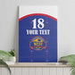 Custom Afro-Haitians Football Pride Canvas Wall Art Les Grenadiers Veve Vodou Blue Version - African Pride