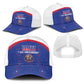 Afro-Haitians Football Pride Mesh Trucker Cap Les Grenadiers Veve Vodou Blue Version - African Pride