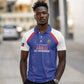 Custom Afro-Haitians Football Pride Polo Shirt Les Grenadiers Veve Vodou Blue Version LT18