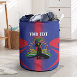 Afro-Haitians Pride Personalized Laundry Basket Neg Marron Haitian Heritage - African Pride