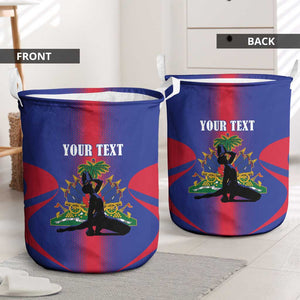 Afro-Haitians Pride Personalized Laundry Basket Neg Marron Haitian Heritage - African Pride