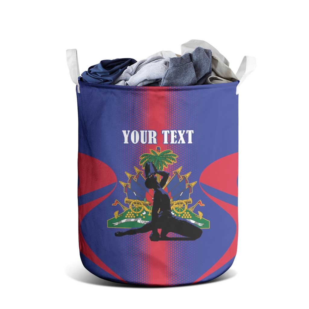 Afro-Haitians Pride Personalized Laundry Basket Neg Marron Haitian Heritage - African Pride