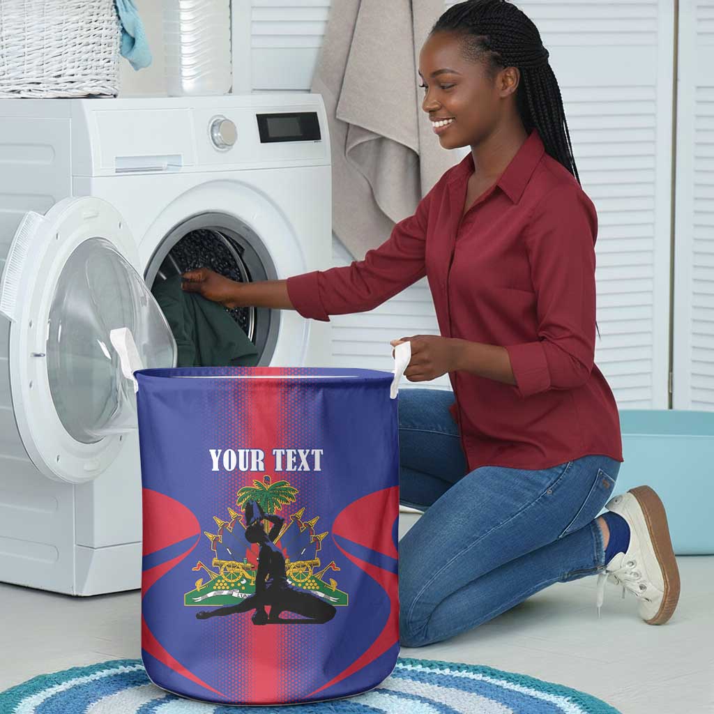 Afro-Haitians Pride Personalized Laundry Basket Neg Marron Haitian Heritage - African Pride