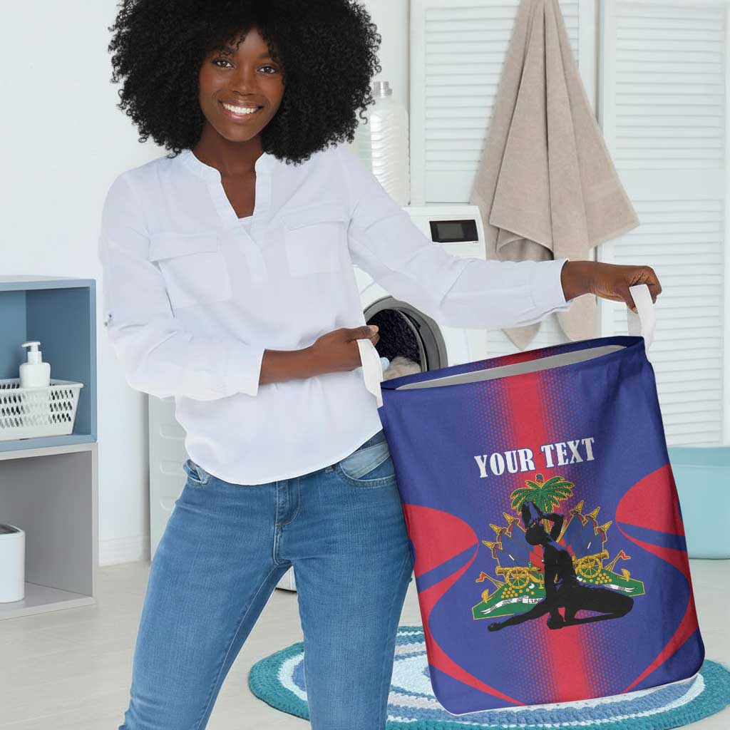 Afro-Haitians Pride Personalized Laundry Basket Neg Marron Haitian Heritage - African Pride
