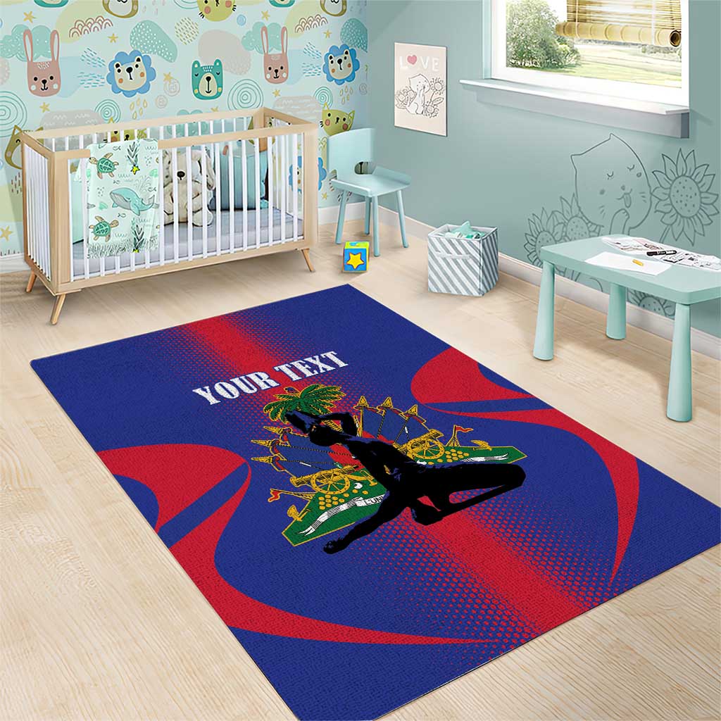 Afro-Haitians Pride Personalized Area Rug Neg Marron Haitian Heritage - African Pride
