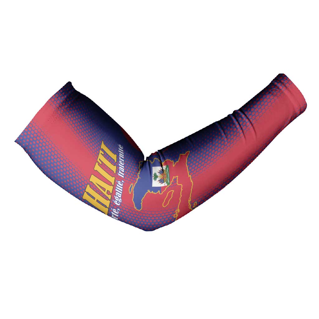 Afro-Haitians Pride Personalized Arm Sleeves Neg Marron Haitian Heritage
