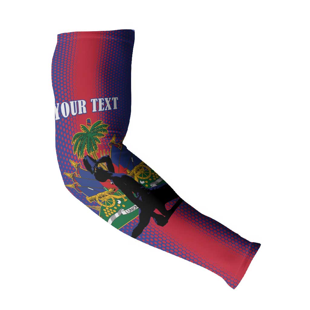 Afro-Haitians Pride Personalized Arm Sleeves Neg Marron Haitian Heritage