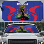 Afro-Haitians Pride Personalized Auto Sun Shade Neg Marron Haitian Heritage