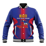 Afro-Haitians Pride Personalized Baseball Jacket Neg Marron Haitian Heritage - African Pride