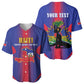 Afro-Haitians Pride Personalized Baseball Jersey Neg Marron Haitian Heritage LT18