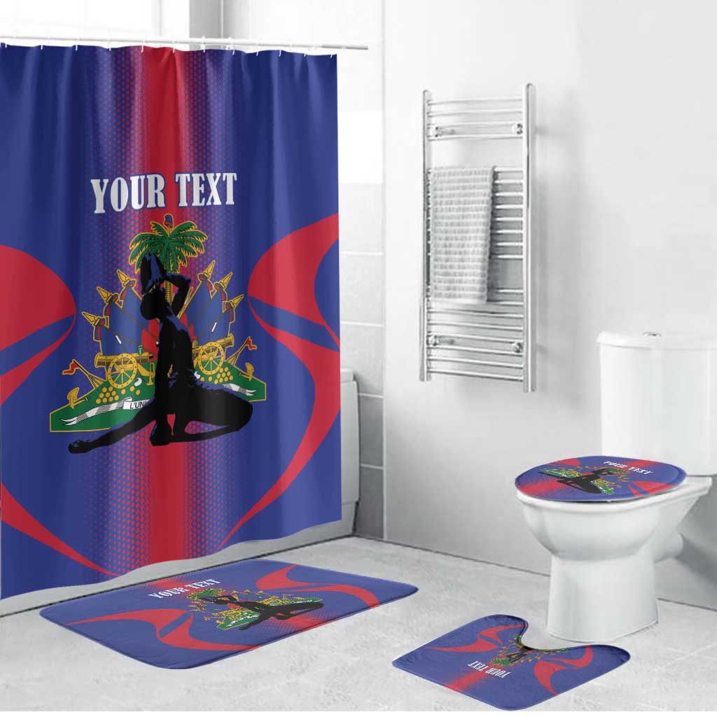 Afro-Haitians Pride Personalized Bathroom Set Neg Marron Haitian Heritage