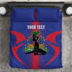 Afro-Haitians Pride Personalized Bedding Set Neg Marron Haitian Heritage - African Pride