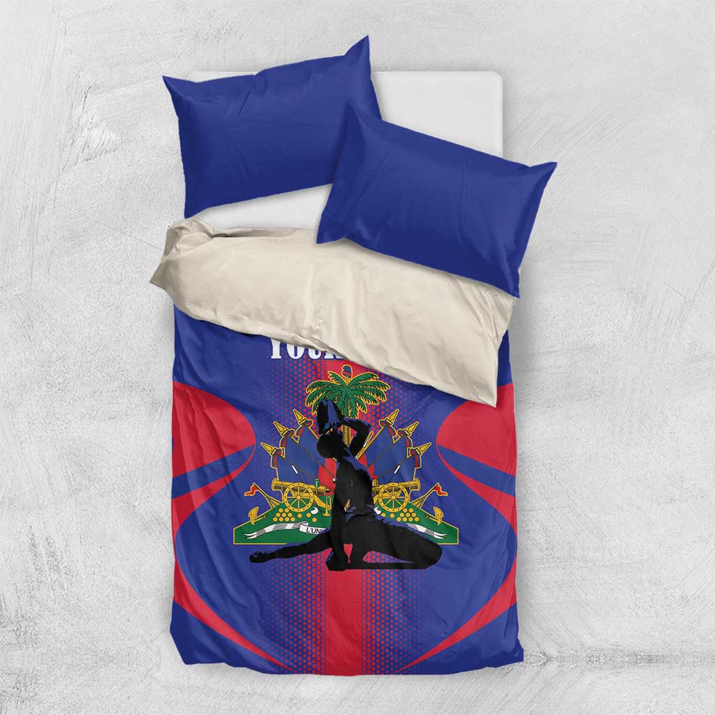 Afro-Haitians Pride Personalized Bedding Set Neg Marron Haitian Heritage - African Pride
