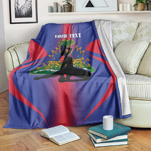 Afro-Haitians Pride Personalized Blanket Neg Marron Haitian Heritage - African Pride