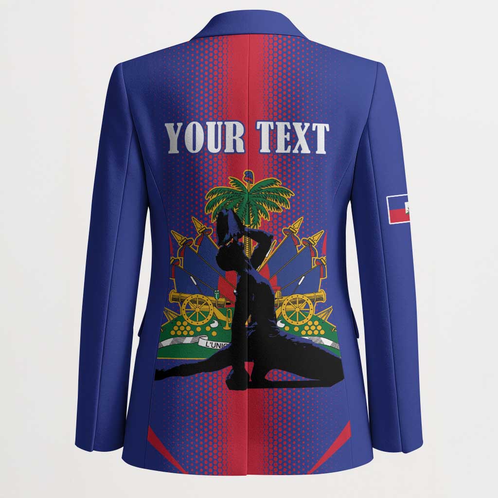 Afro-Haitians Pride Personalized Blazer Neg Marron Haitian Heritage