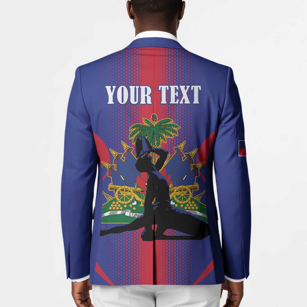 Afro-Haitians Pride Personalized Blazer Neg Marron Haitian Heritage
