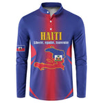 Afro-Haitians Pride Personalized Button Sweatshirt Neg Marron Haitian Heritage