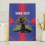 Afro-Haitians Pride Personalized Canvas Wall Art Neg Marron Haitian Heritage - African Pride