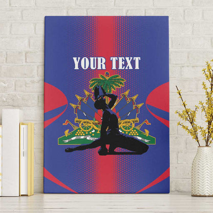 Afro-Haitians Pride Personalized Canvas Wall Art Neg Marron Haitian Heritage - African Pride