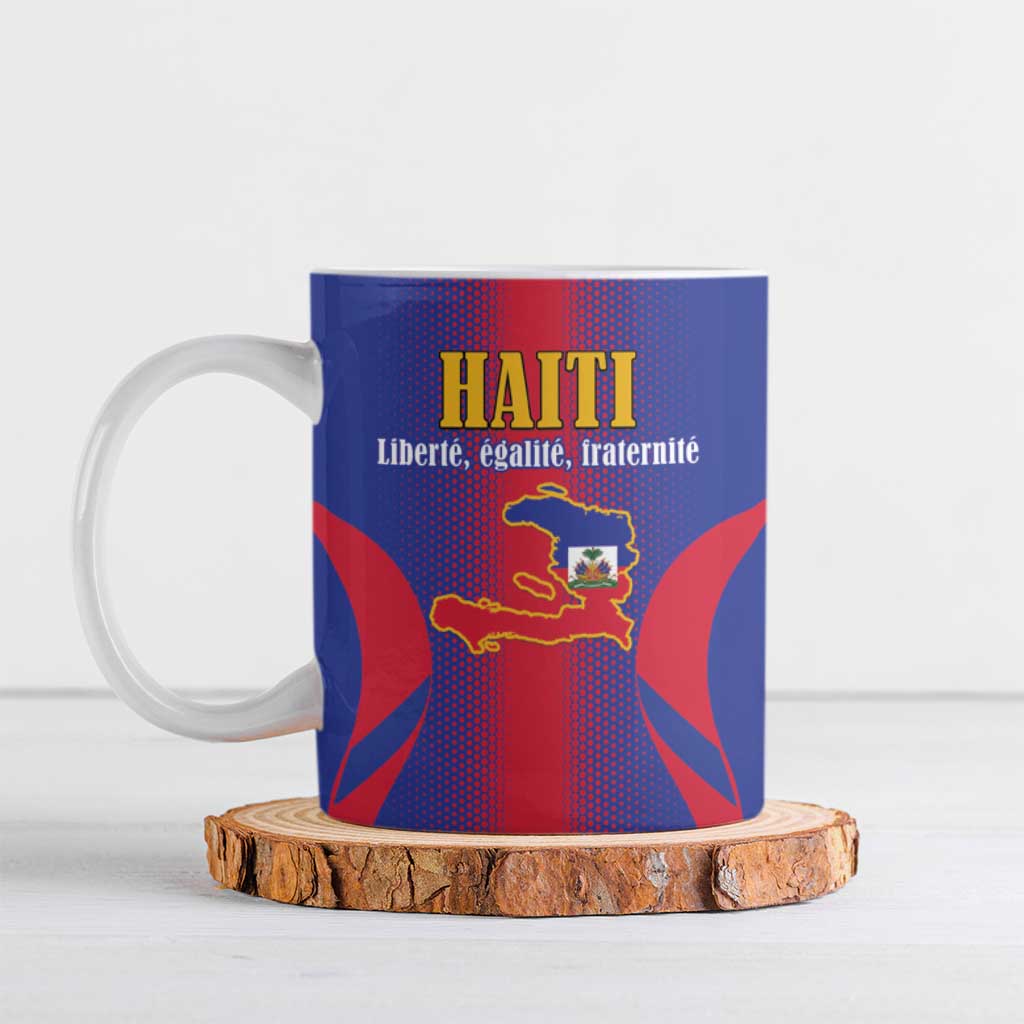 Afro-Haitians Pride Personalized Ceramic Mug Neg Marron Haitian Heritage