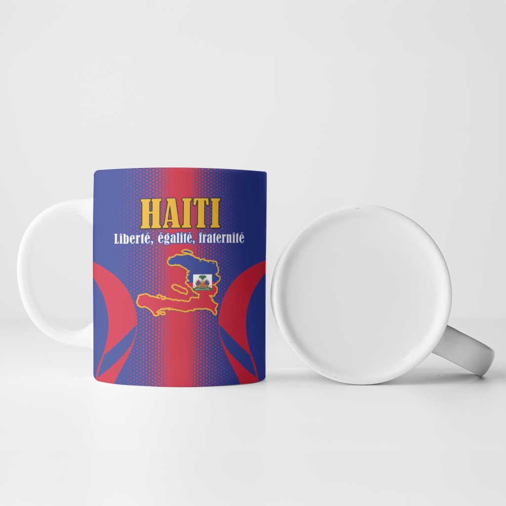 Afro-Haitians Pride Personalized Ceramic Mug Neg Marron Haitian Heritage
