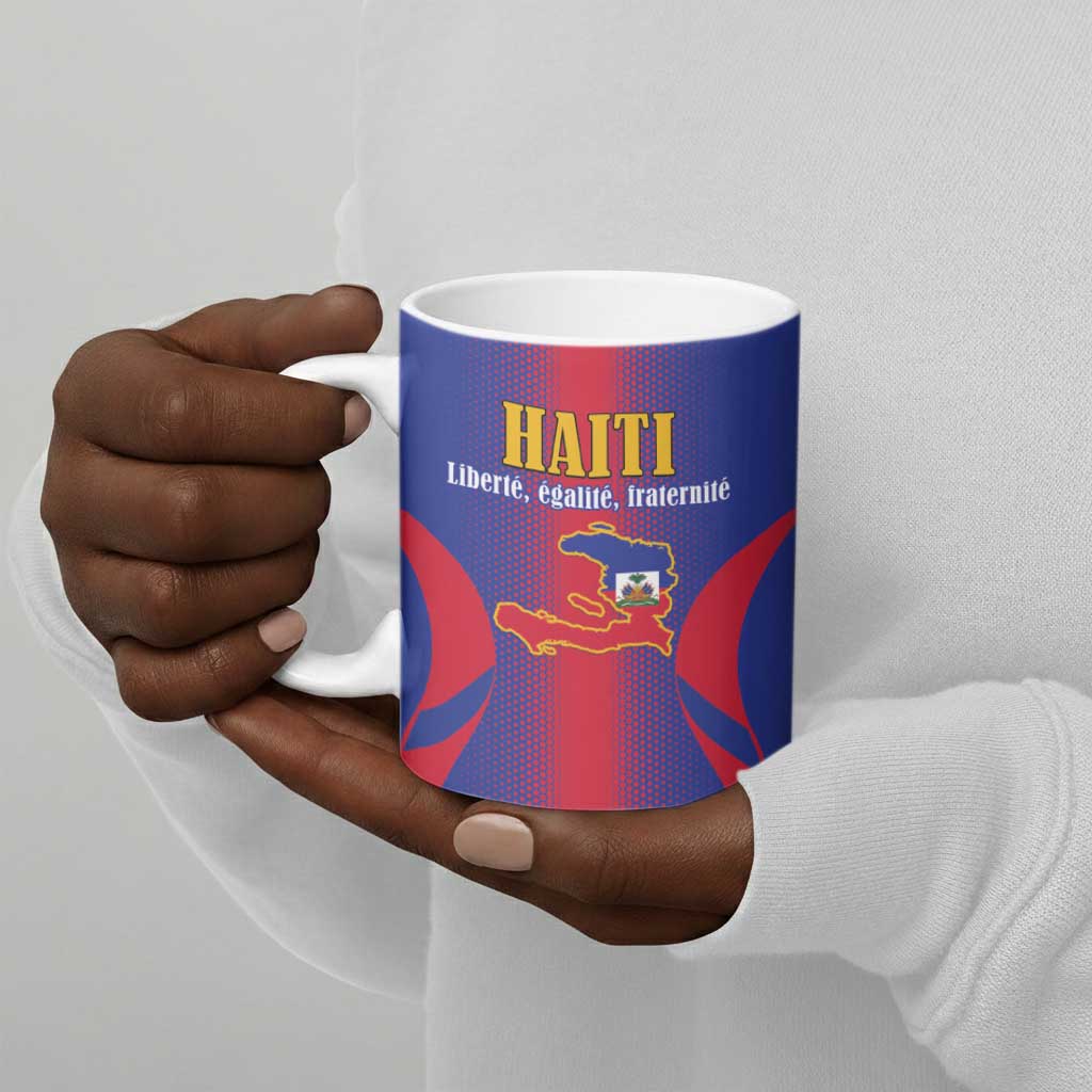 Afro-Haitians Pride Personalized Ceramic Mug Neg Marron Haitian Heritage