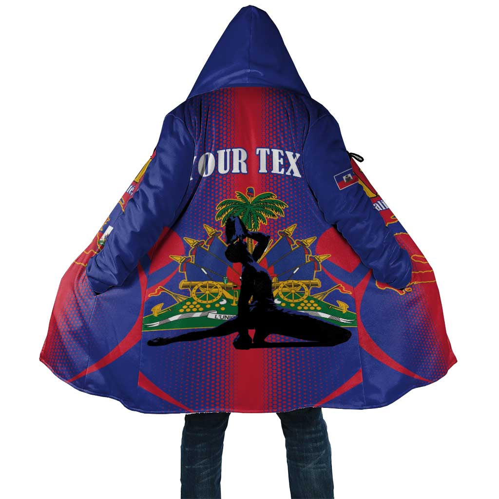 Afro-Haitians Pride Personalized Cloak Neg Marron Haitian Heritage