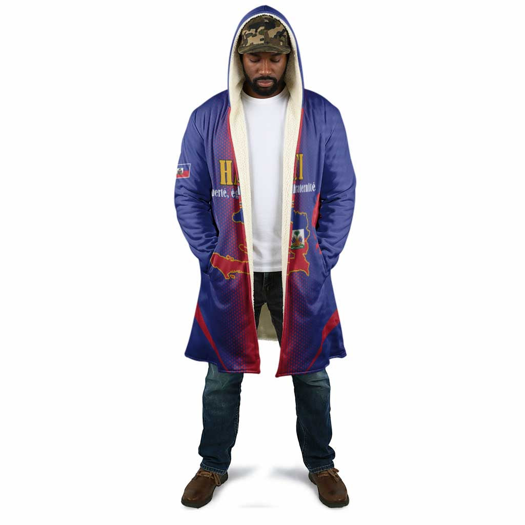 Afro-Haitians Pride Personalized Cloak Neg Marron Haitian Heritage