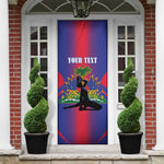 Afro-Haitians Pride Personalized Door Cover Neg Marron Haitian Heritage