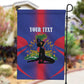 Afro-Haitians Pride Personalized Garden Flag Neg Marron Haitian Heritage - African Pride