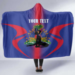 Afro-Haitians Pride Personalized Hooded Blanket Neg Marron Haitian Heritage - African Pride