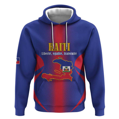 Afro-Haitians Pride Personalized Hoodie Neg Marron Haitian Heritage - African Pride