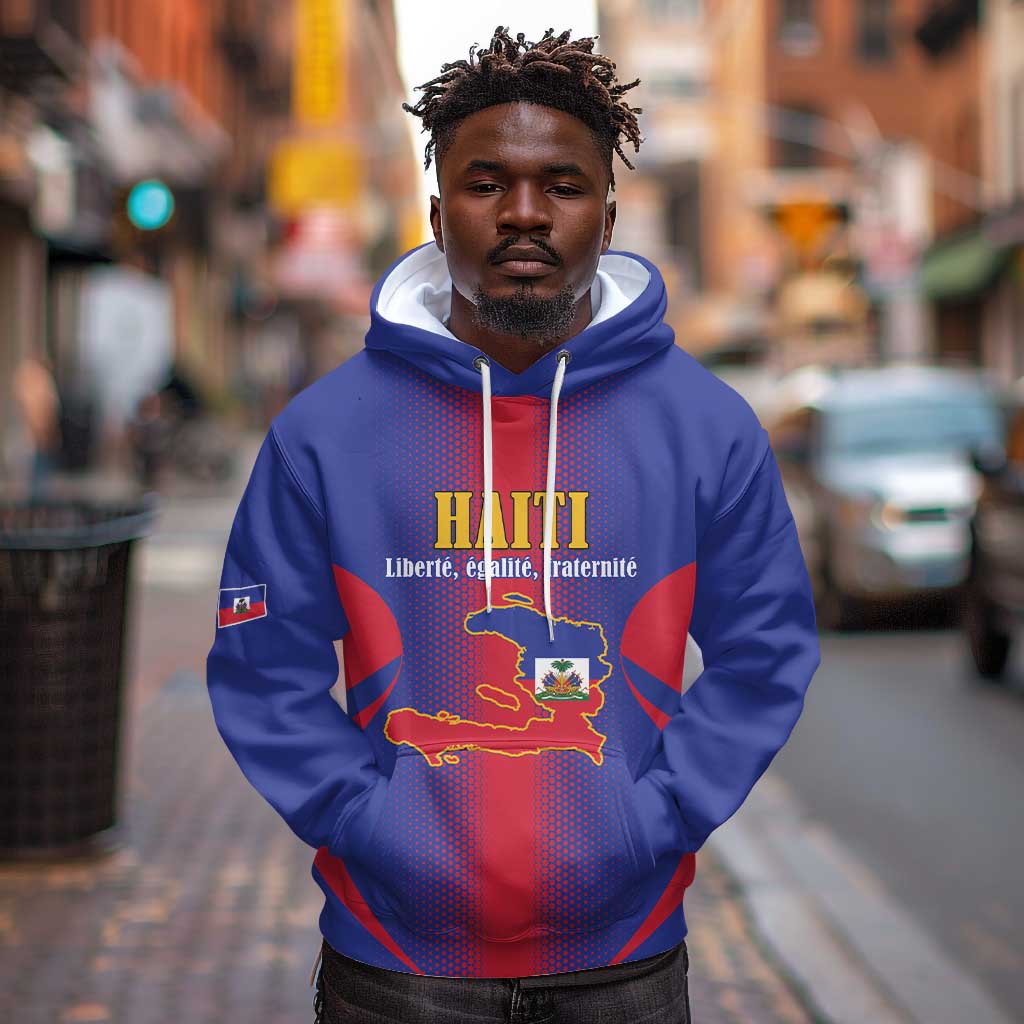 Afro-Haitians Pride Personalized Hoodie Neg Marron Haitian Heritage - African Pride